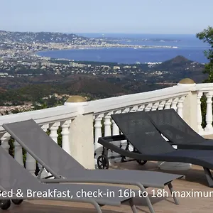 D'hôtes Vue L'estérel Panoramique Couette-café